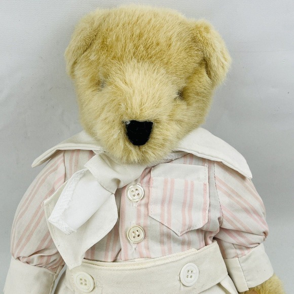 High Tea Fuzzy‎ Vanderbear Plush Bear 12" NABCO 1991 Requests The Pleasure Faded - Picture 3 of 3
